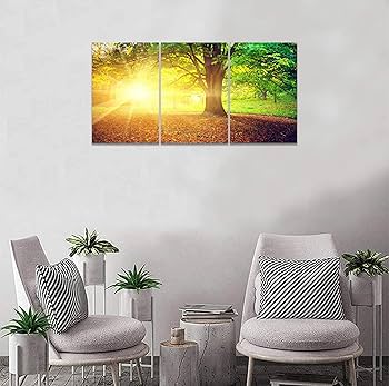 Amazon.co.jp: 太陽の絵 アートパネル 太陽 絵画 3枚 木 絵画